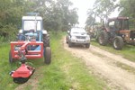 Forestry team vehicles